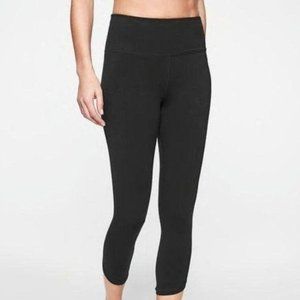 Athleta Organic Cotton Be Present Capri S NEW